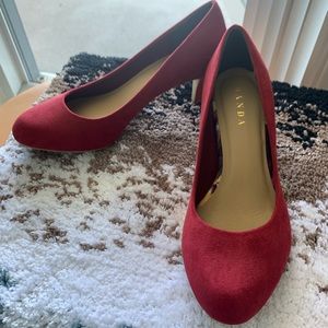 Japan fashion brand red high heels